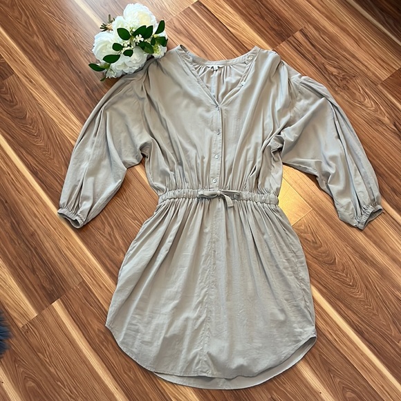 Splendid Collection Blaise Tie-Front Long Sleeve Dress - Picture 12 of 14